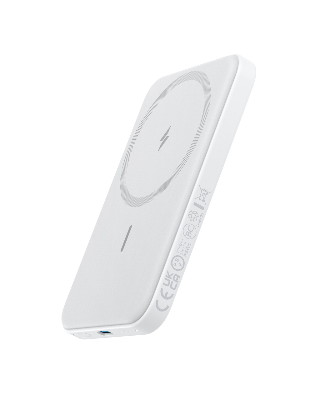 Anker with white wireless charger for fast power