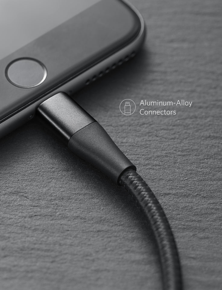 Anker cable with aluminum-alloy connectors for phone