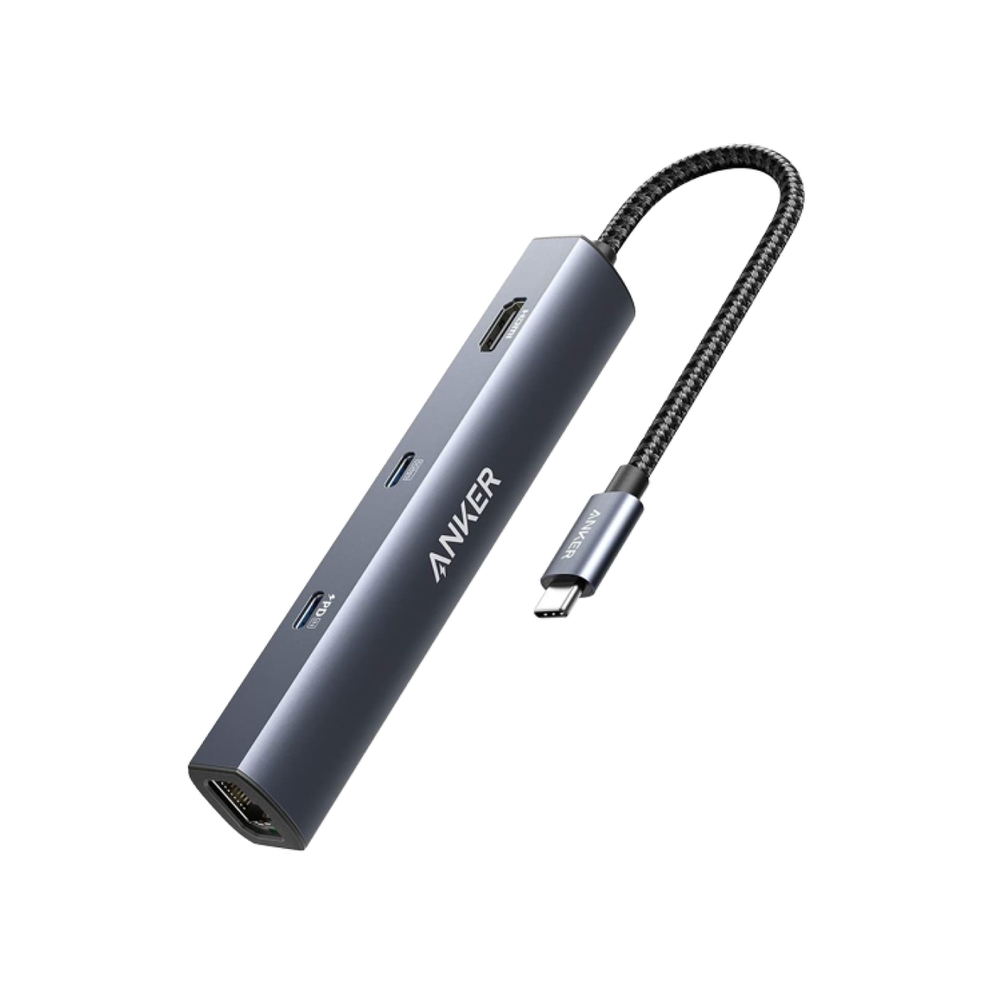 Anker USB-C hub with multiple ports for connectivity